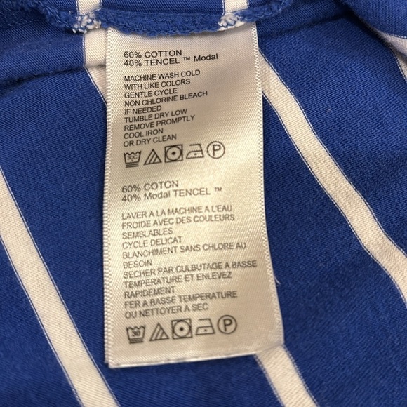 TOMMY BAHAMA soft cotton/modal tencell boatneck t-shirt with flare sleeves sizeM - Picture 7 of 8